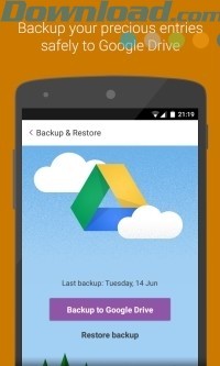 Sao lưu lên Google Drive