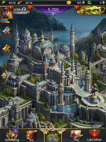 Giao diện chính của game