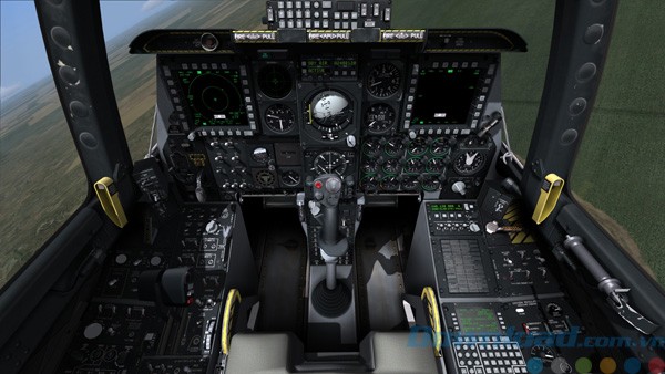 Một buồng lái trong DCS World