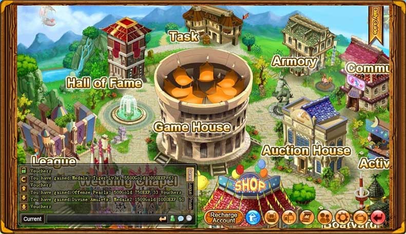 Sơ đồ game DDTank Online