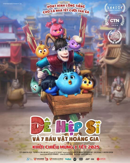Poster phim Dê hiệp sĩ và 67 báu vật hoàng gia