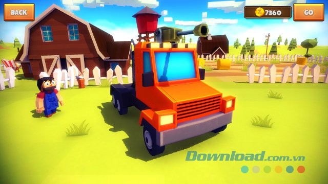 Giao diện đầy màu sắc của game