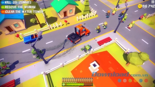 Lái xe khắp các ngóc ngách để tiêu diệt xác sống