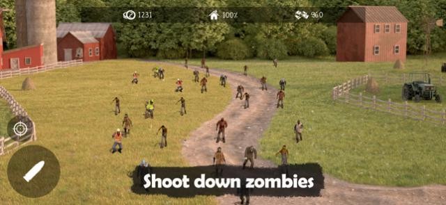 Bắn hạ tất cả xác sống trong game FPS Dead Zed cho iOS