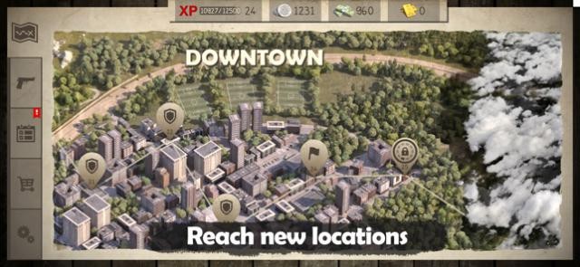 Chiến đấu ở nhiều địa điểm khác nhau