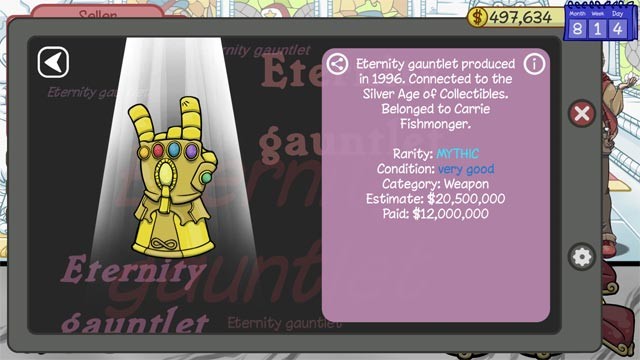 Thẩm định đúng giá trị của mỗi món hàng trong game Dealer's Life II