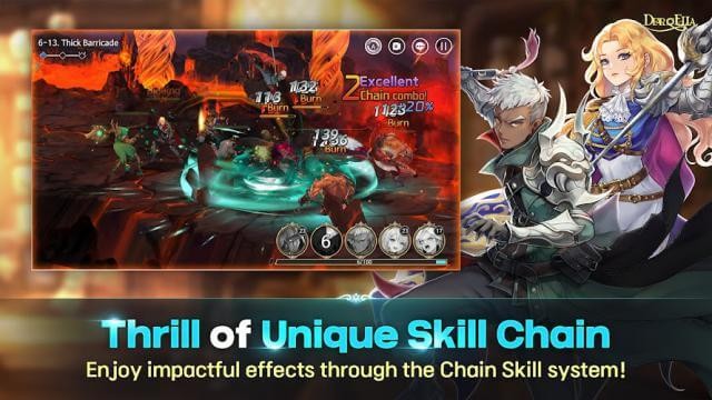 Chuỗi kỹ năng độc đáo để bạn triển khai trong trận chiến và tiêu diệt kẻ thù