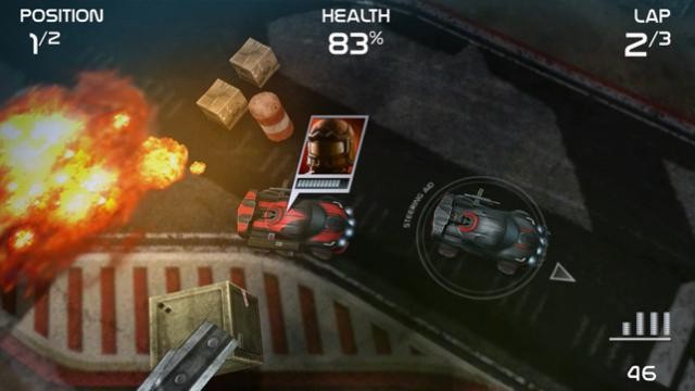 Death Rally là game đua xe chiến đấu kịch tính cho iOS