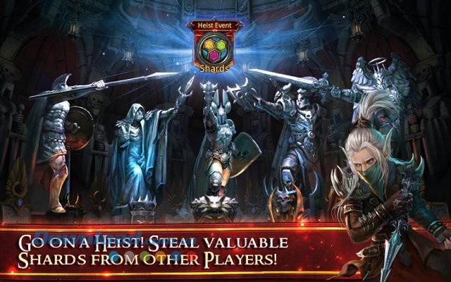Giành lấy Shard giá trị từ đối thủ trong game Deck Heroes: Legacy