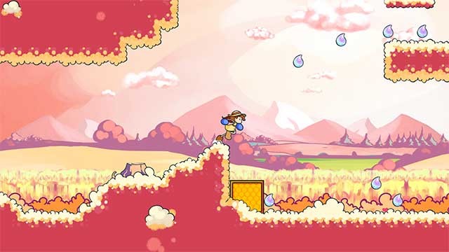 Decline's Drops là một trò chơi phiêu lưu đi cảnh đầy màu sắc