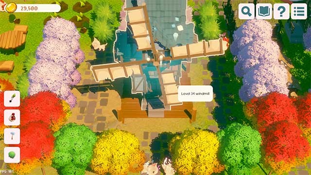 Kiếm tiền xu và nâng cấp cối xay gió kỳ diệu