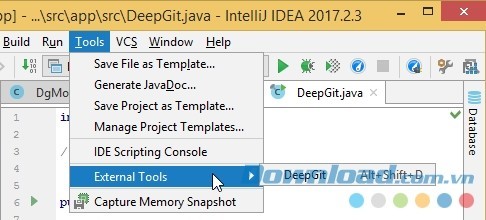 DeepGit cho Mac cung cấp nhiều công cụ hữu ích