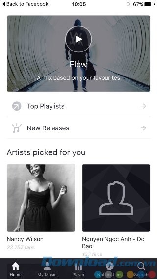 Trang chủ Deezer Music