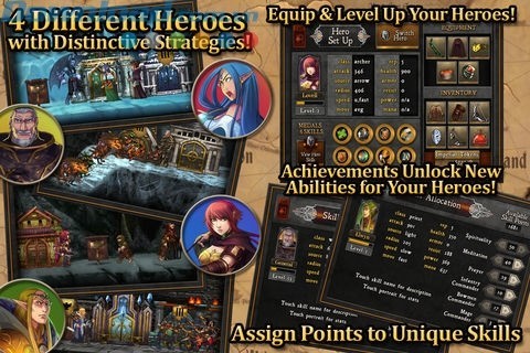 Lựa chọn giữa 4 loại anh hùng khác nhau