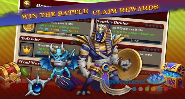 Giành chiến thắng trong các trận đấu