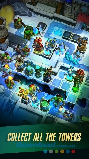 40 tòa tháp trong game Defenders 2