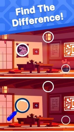 Define thách thức bạn tìm ra 5 điểm khác biệt giữa hai bức ảnh