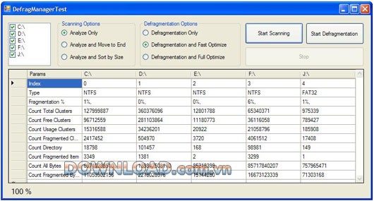 Defrag Manager ActiveX