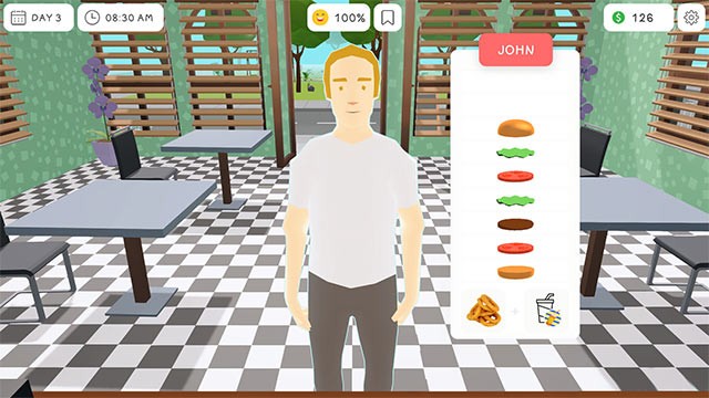 Khám phá yêu cầu cũng như câu chuyện riêng của mỗi khách hàng trong Delicious Burger game