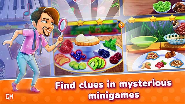 Chơi các mini game để tìm kiếm manh mối
