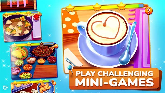 Chơi các mini-game thú vị chủ đề nấu ăn trong Delicious - The First Course
