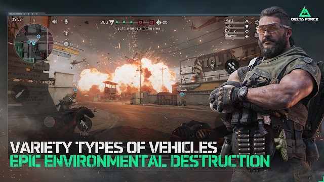 Nhiều loại phương tiện, cảnh phá hủy môi trường hoành tráng