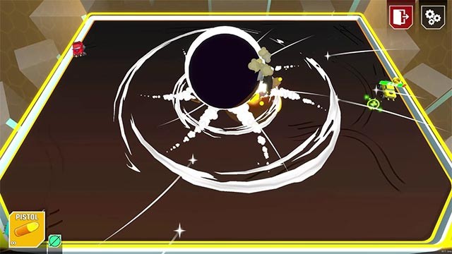 Demolition Party đẩy bạn vào đấu trường đua xe bắn súng dữ dội dành cho 4 người chơi online