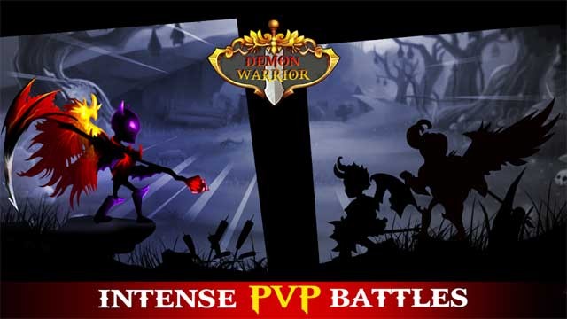 Tham gia vào những trận chiến PvP kịch tính trong game Demon Warrior