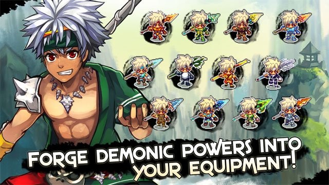 Gắn kết sức mạnh của quỷ vào trang bị của bạn