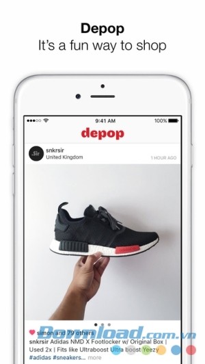 Depop cho iOS ứng dụng mua sắm
