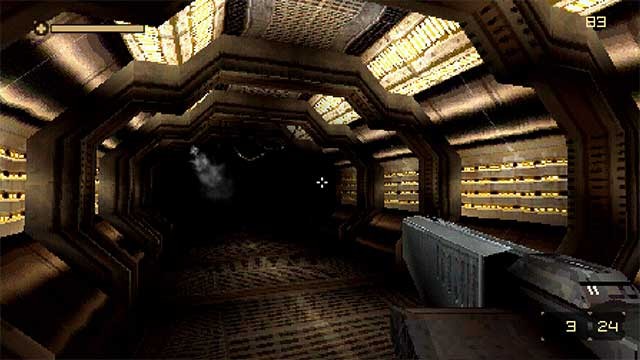 Derelikt là game bắn súng có đồ họa hoài cổ theo phong cách PS1