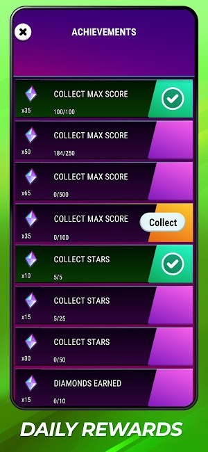 Nhận các phần thưởng phong phú hàng ngày