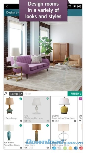 Các vật dụng trang trí đa dạng về màu sắc, kiểu dáng