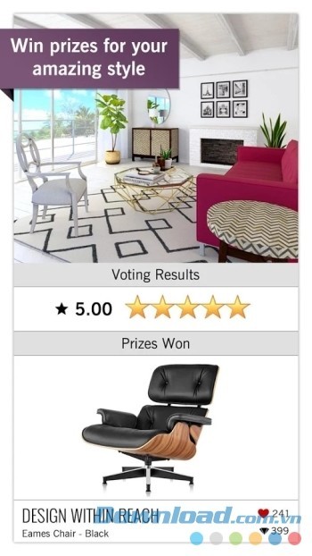 Vote 5 sao cho những phong cách bày trí ấn tượng