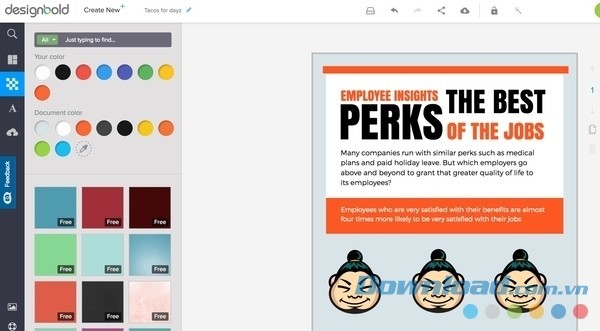 DesignBold xây dựng bộ công cụ tùy chỉnh hình ảnh chuyên sâu