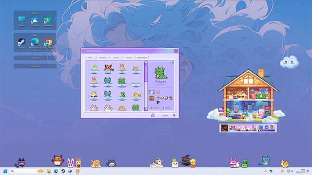 Desk Paws là desktop game săn quái và nuôi pet ảo ngay trên màn hình máy tính