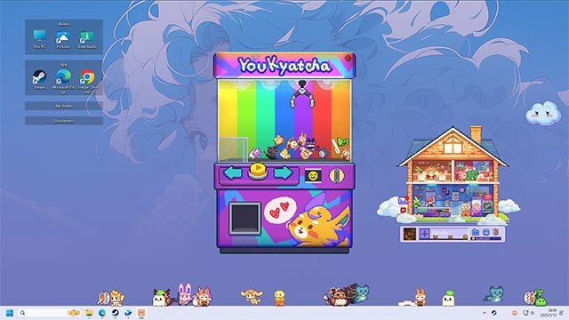 Thu thập quái vật bằng máy gắp thú đặc biệt của Desk Paw