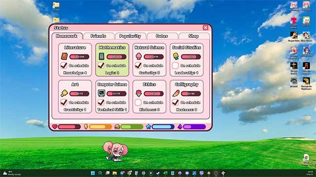 Desktop Akari là game mô phỏng người bạn ảo dễ thương trên desktop