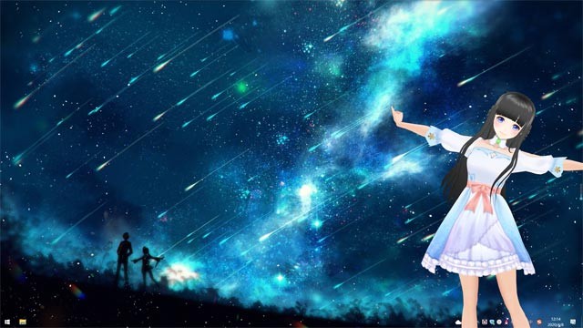 Chiêm ngưỡng những cô gái Anime xinh đẹp trên màn hình máy tính với Desktop Kanojo