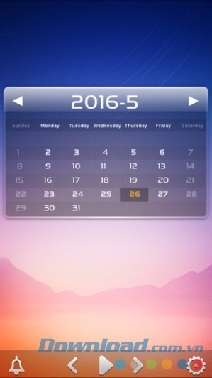 Desktop Weather Free cho iOS đặt hình nền đẹp cho điện thoại