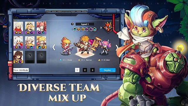 Kết hợp team đa dạng để chiến đấu