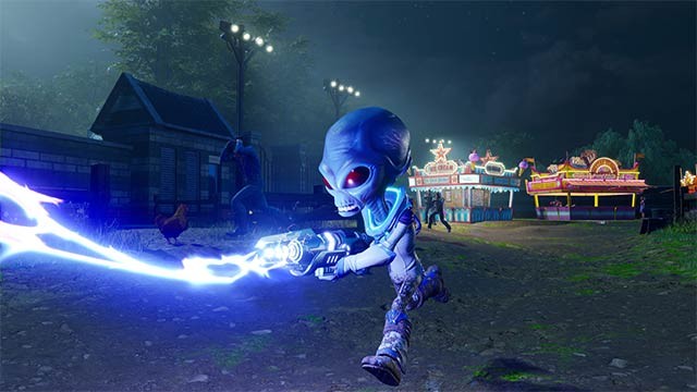 Tận dụng vũ khí hủy diệt trong khi chơi Destroy All Humans
