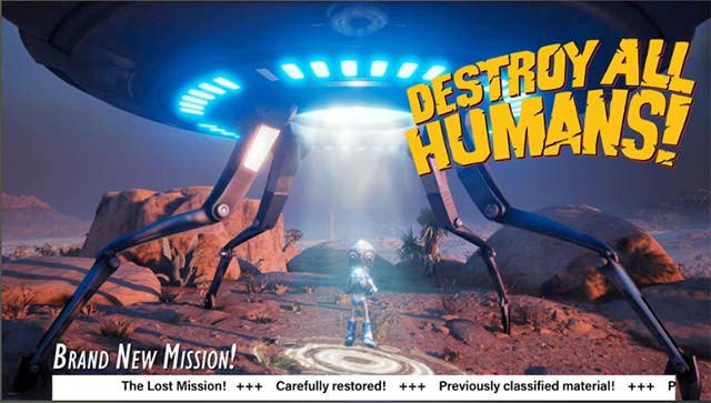 Destroy All Humans! cập nhật nhiệm vụ, vũ khí và cung cấp bản Demo