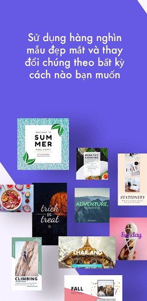 Desygner có hàng nghìn Template đa dạng, đẹp mắt