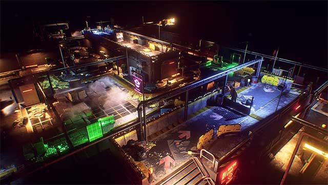 Khám phá môi trường Cyberpunk được thiết kế tỉ mỉ và chi tiết