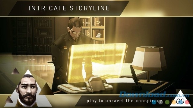 Khám phá cốt truyện hấp dẫn của game giải đố Deus Ex GO cho máy tính và Windows 10 Mobile