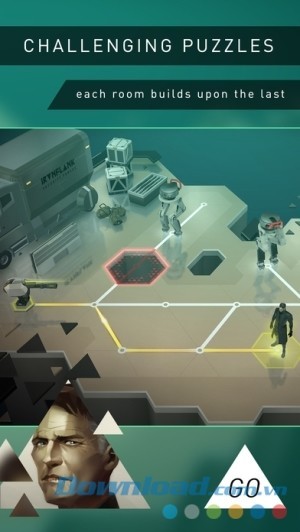 Deus Ex GO cho iOS thách thức bằng câu đố