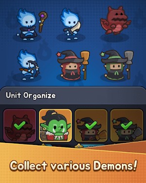 Thu thập các con quỷ khác nhau