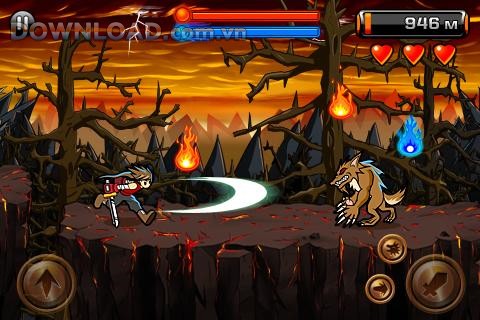 chiến đấu chống lại quái vật, giết chết ông trùm