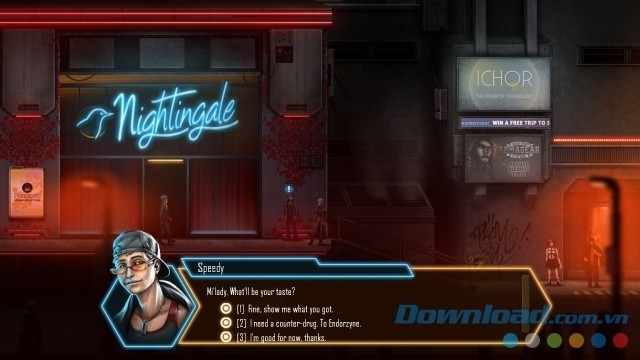 Đưa ra những sự lựa chọn đúng đắn trong game nhập vai phiêu lưu hành động Dex cho máy tính, Mac và Linux